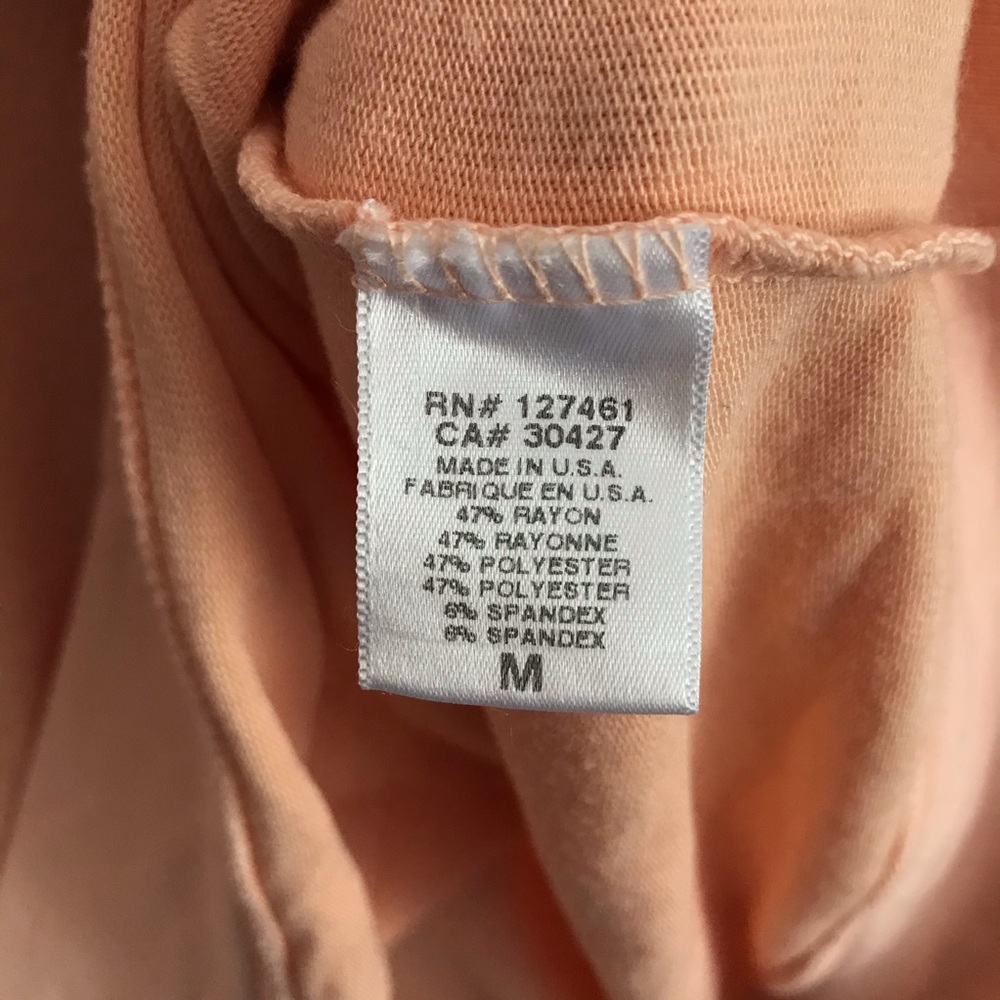 Wildfox M baggy beach jumper peach bow pattern - Picture 5 of 6